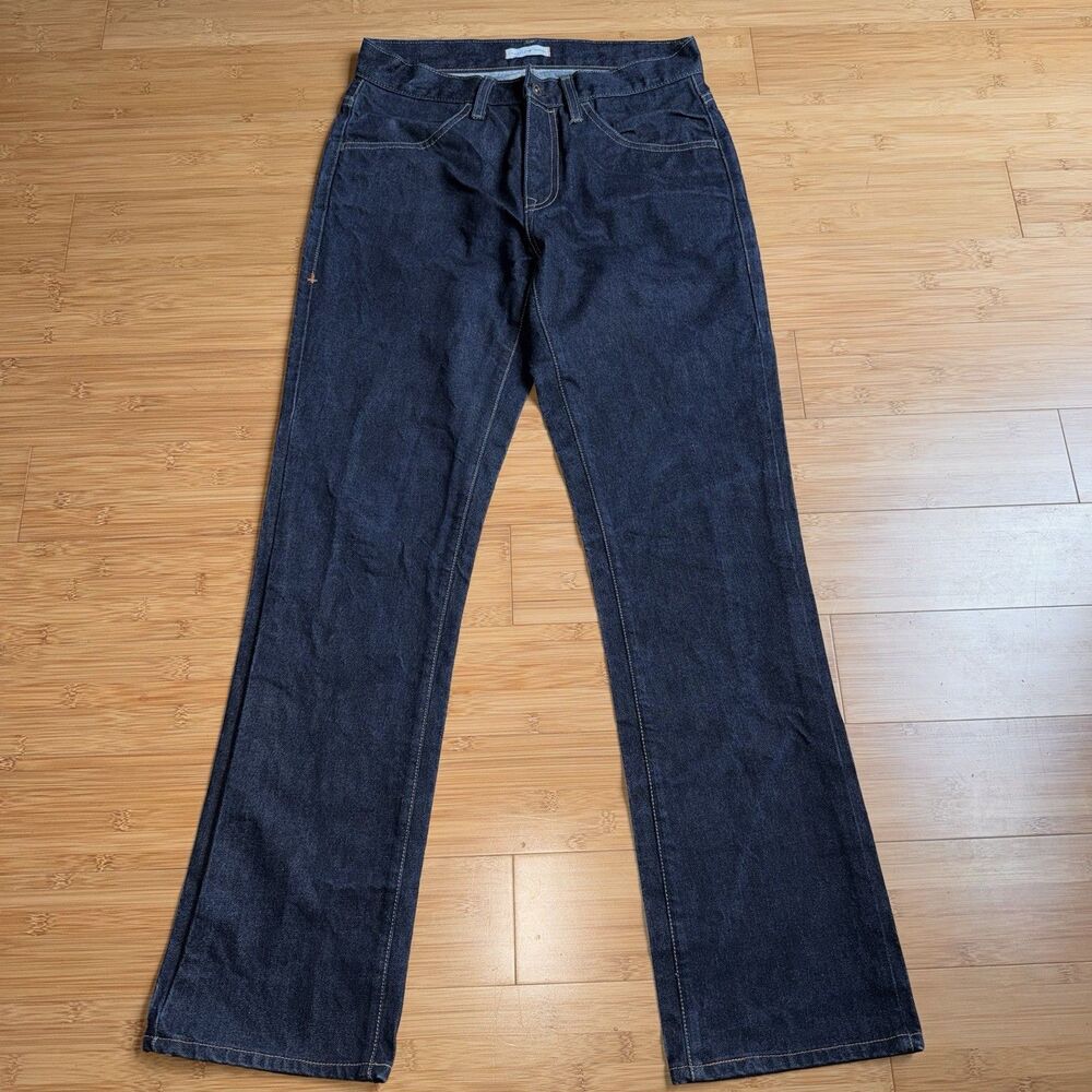 Imogene + Willie Dark Wash Rigid Jeans Womens 28x30 Slim Bootcut